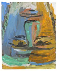 Georg Baselitz, Der Abgarkopf, 1984, Oil on canvas