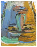 Georg Baselitz, Der Abgarkopf, 1984, Oil on canvas
