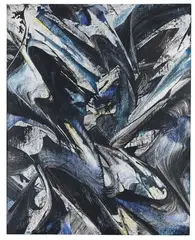 Karl Otto Götz, Brien-Elven, 1957, Mixed media