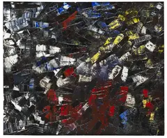 Jean Paul Riopelle, Ohne Titel, 1954, Oil on canvas