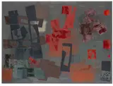Schatten vor Rot by Fritz Winter, 1958, Oil on canvas, sold Dec 2013