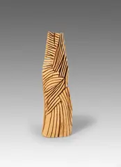 David Nash, Multicut Column III, 2001, Sculpture