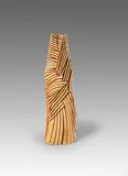 David Nash, Multicut Column III, 2001, Sculpture