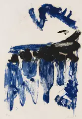 Stillleben by Georg Baselitz, 1976, Monotype, sold Dec 2013