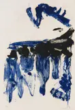 Georg Baselitz, Stillleben, 1976, Monotype