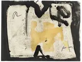 Antoni Tàpies, Marc negre, 1989, India Ink