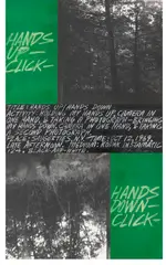 Vito Acconci, Hands Up / Hands Down (3-teilig), 1980, Chalks
