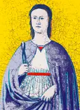 Andy Warhol, Saint Apollonia, 1984, Silkscreen in colors