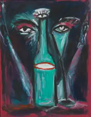 Trinker by Helmut Middendorf, 1984, Oil on canvas, sold Dec 2013