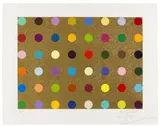 Ohne Titel by Damien Hirst, 2009, Silkscreen in colors, sold Dec 2013