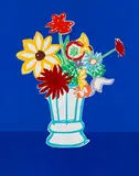 Tom Wesselmann, Country Bouquet with Blue, 1991, Silkscreen in colors