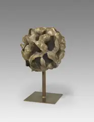 Kugel, vegetativ II by Emil Cimiotti, 1972, Bronze, sold Dec 2013