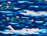 Erich Salomon, Schwimmer, 1998, Acrylic on canvas