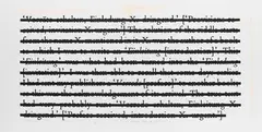 Joseph Kosuth, Zero & Not, 1986, India Ink