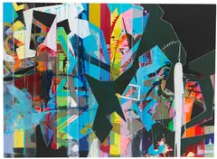 Tobias Lehner, 088.090.103, 2003, Acrylic on canvas