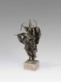 Lothar Fischer, Altertümlicher Krieger I, 1959, Bronze
