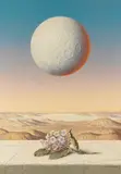 Ludwig Schwarzer, Der Planet, 1977, Oil