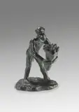 Ohne Titel (Affe mit Blumenstrauss) by Jörg Immendorff, 2010, Bronze, sold Dec 2013
