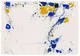 Foot Print by Sam Francis, 1960, Lithograph in colours, sold Dec 2013