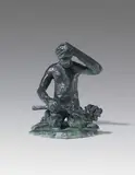 Ohne Titel (Affe mit Rose) by Jörg Immendorff, 2006, Bronze, sold Dec 2013