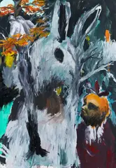 Alexander König, Hasenwald, 2007, Oil