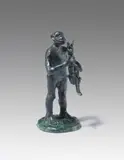 Ohne Titel (Affe mit Hasen) by Jörg Immendorff, 2006, Bronze, sold Dec 2013
