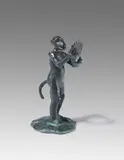 Jörg Immendorff, Ohne Titel (Affe mit Spiegel), 2006, Bronze