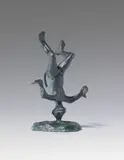 Ohne Titel (Affe auf dem Kopf stehend) by Jörg Immendorff, 2006, Bronze, sold Dec 2013