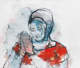 Claudia Rossger, Die Bitte, 2004, Oil on canvas