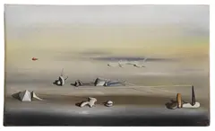 Yves Tanguy, Titre inconnu, 1938, Oil on canvas