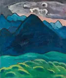 Gabriele Münter, Blauer Kegelberg
