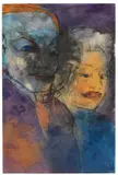Das Paar, Phantasien by Emil Nolde, 1931, Watercolor, sold Dec 2013