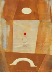 L´Oiseau devant le miroir by Max Ernst, 1966, Oil on panel, sold Dec 2013