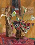 Hans Purrmann, Stillleben mit Madonna