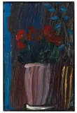 Stillleben: Alpenveilchen erblühen by Alexej von Jawlensky, 1936, Oil on paper, sold Dec 2013