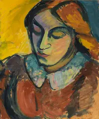 André Lhote, Portrait d´une femme, 1907, Oil on paper