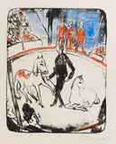 Erich Heckel, Zirkus, 1921, Lithograph