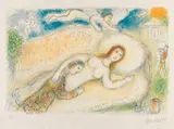 Marc Chagall, Circe, 1974, Lithograph in colors