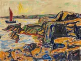 Arthur Segal, Felsen am Meere