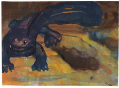 Molch by Emil Nolde, 1923, Watercolor, sold Dec 2013