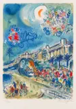Marc Chagall, Bataille de fleurs, 1967, Lithograph in colors