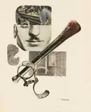 George Grosz, Crime doesnt´t pay - The Case of the own Club, 1932, Collage