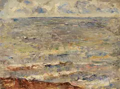 Das Meer by Lesser Ury, 1889, Oil on canvas, sold Dec 2013