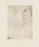 Pablo Picasso, La Toilette de la Mère, 1905, Etching