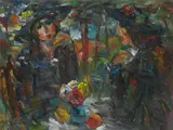 Ludvig Karsten, Zwei Frauen am Tisch