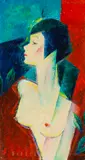 Joseph Friedrich Gustav Binder, Akt, 1929, Oil on canvas