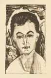 Porträt Nele van de Velde by Ernst Ludwig Kirchner, 1920, Lithograph, sold Dec 2013