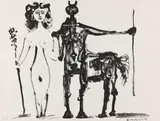 Centaure et Bacchante by Pablo Picasso, 1947, Lithograph, sold Dec 2013