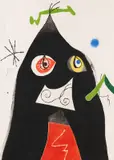 Joan Miró, Quatre colors aparien el món..., 1975, Etching and aquatint