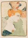 Mademoiselle Marcelle Lender, en buste by Henri de Toulouse-Lautrec, 1895, Lithograph in colors, sold Dec 2013
